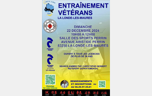 DIMANCHE 22 DECEMBRE 2024 STAGE VETERANS LA LONDE