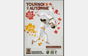 DIMANCHE 7 DECEMBRE 2025 TOURNOI DE JUDO DE PIERREFEU INSCRIPTION OBLIGATOIRE